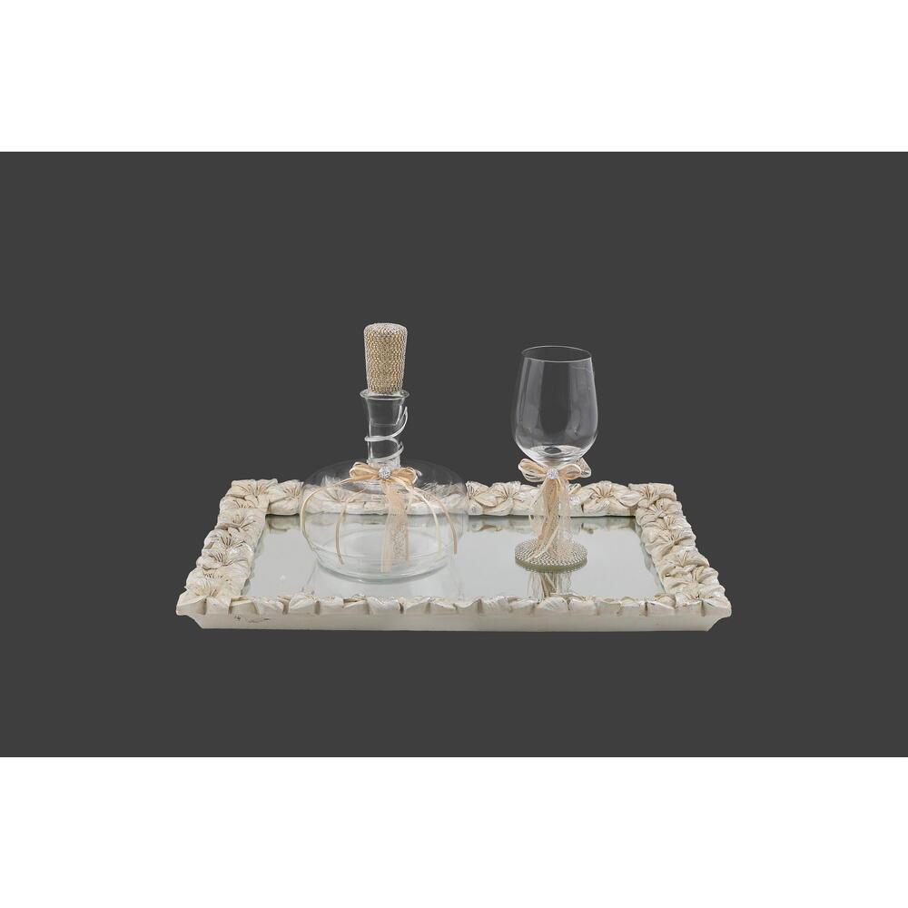 66.ΔΙΣΚΟΣ CDW632180 35x50cm ΚΑΡΑΦΑ SK431790 18xH25cm ΠΟΤΗΡΙ SP4310880 22,5cm